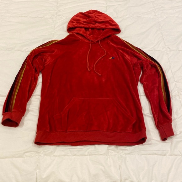 RARE - Aviator Nation - Hoodie - Velour - L - Picture 1 of 6
